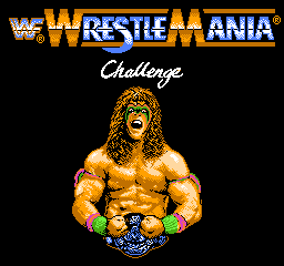 WWF Wrestlemania title screen for NES